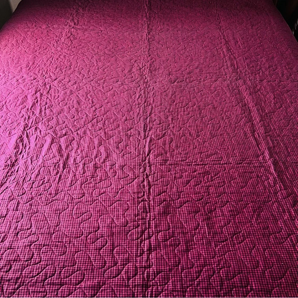 Handmade Patchwork Star Quilt – 70” x 70” – NEW